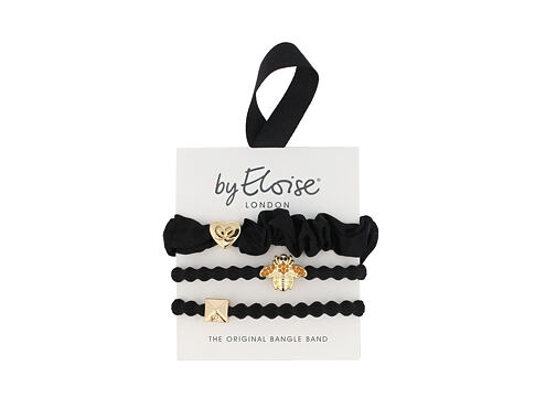 Gumička na vlasy By Eloise London Bangle Set Bee Black 1 ks
