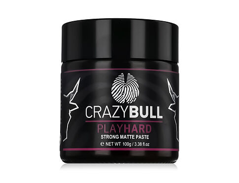 Krém na vlasy Crazy Bull Play Hard Strong Matte Paste 100 g