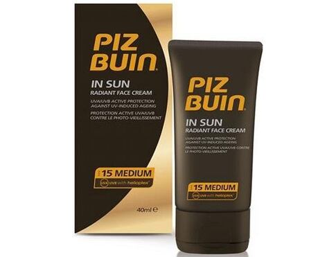 Opalovací přípravek na obličej PIZ BUIN Moisturising SPF15 40 ml poškozená krabička