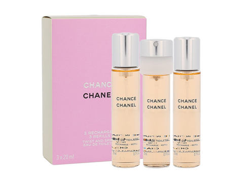 Toaletní voda Chanel Chance Náplň 3x20 ml
