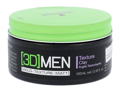 Pro definici a tvar vlasů Schwarzkopf Professional 3DMEN Texture Clay 100 ml poškozený flakon