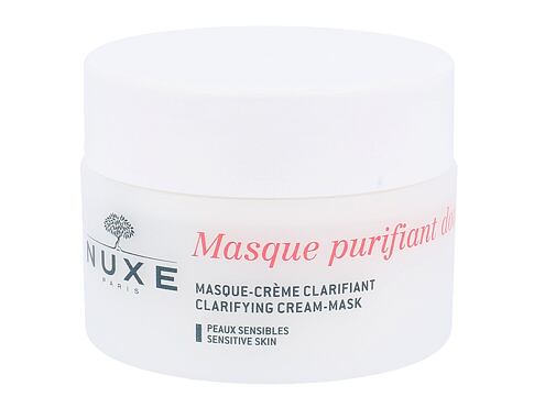 Pleťová maska NUXE Rose Petals Cleanser Clarifying Cream-Mask 50 ml poškozená krabička
