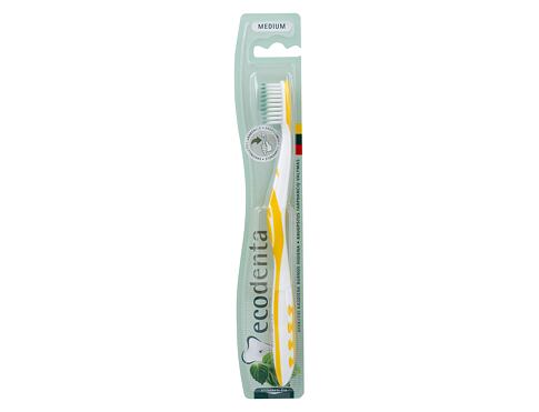 Klasický zubní kartáček Ecodenta Toothbrush Medium 1 ks Yellow
