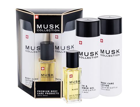 Parfémovaná voda MUSK Collection Musk Collection Black 15 ml Kazeta