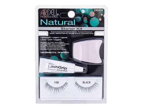 Umělé řasy Ardell Natural 110 1 ks Black Kazeta