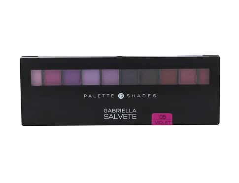 Oční stín Gabriella Salvete Palette 10 Shades 12 g 05 Violet