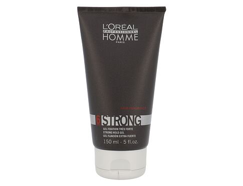 Gel na vlasy L'Oréal Professionnel Homme Strong Hold Gel 150 ml