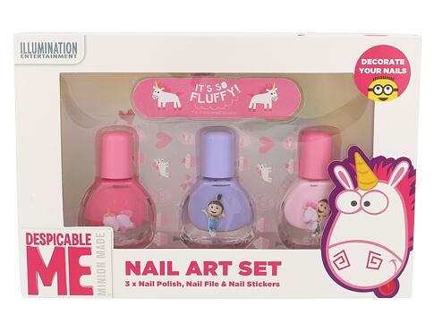 Lak na nehty Minions Unicorns 4 ml poškozená krabička Kazeta
