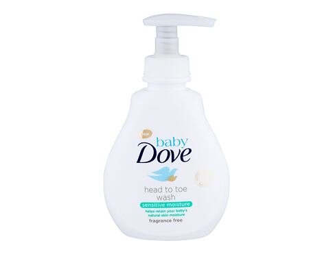 Pěna do koupele Dove Baby Sensitive Moisture Head To Toe Wash 200 ml poškozený flakon