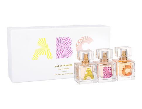 Parfémovaná voda Karen Walker ABC Trio Set 3x30 ml Kazeta