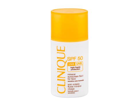 Opalovací přípravek na obličej Clinique Sun Care Mineral Sunscreen Fluid For Face SPF50 30 ml