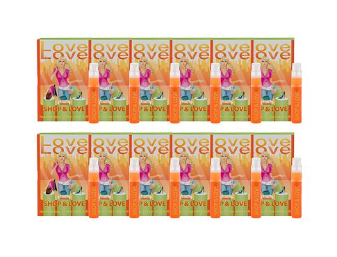 Toaletní voda Love Love Shop & Love 12x1,6 ml Vzorek