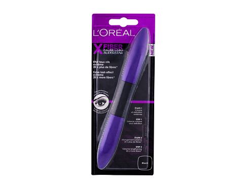 Řasenka L'Oréal Paris False Lash Superstar X-Fiber  14 ml Black