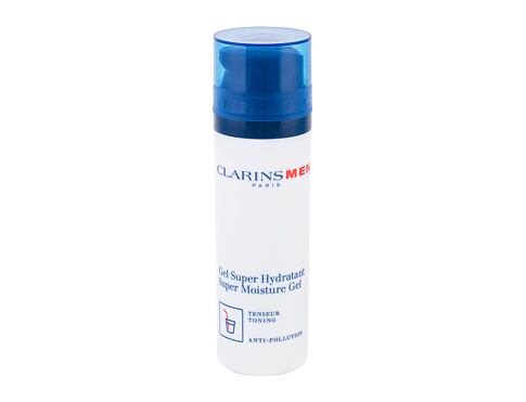Pleťový gel Clarins Men Super Moisture Gel 50 ml poškozená krabička