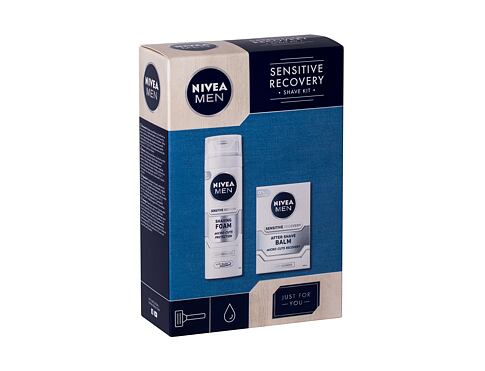 Balzám po holení Nivea Men Sensitive Recovery 100 ml poškozená krabička Kazeta