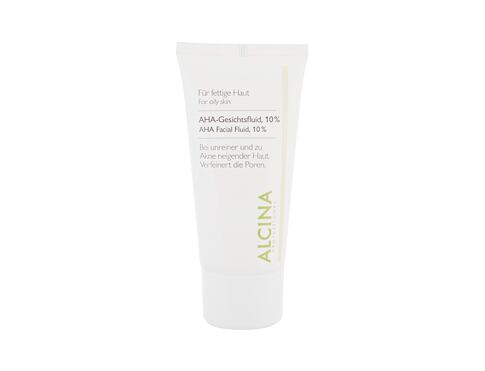 Noční pleťový krém ALCINA For Oily Skin AHA Facial Fluid, 10% 50 ml poškozená krabička