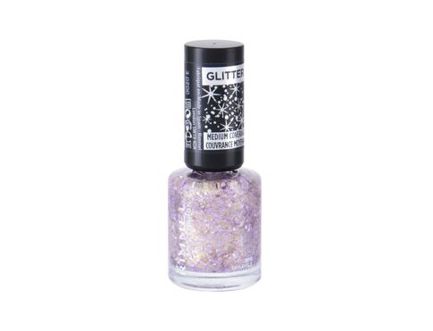 Lak na nehty Rimmel London Glitter Medium Coverage 8 ml 010 Sparkle Every Day