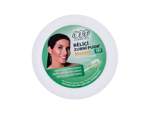 Bělení zubů Eva Cosmetics Whitening Toothpowder Mentol 30 g