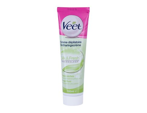 Depilační přípravek Veet Silky Fresh Dry Skin 100 ml poškozená krabička
