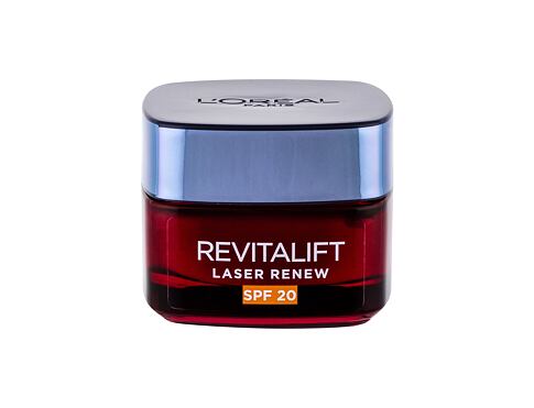 Denní pleťový krém L'Oréal Paris Revitalift Laser Renew Advanced Anti-Ageing Care SPF20 50 ml poškozená krabička