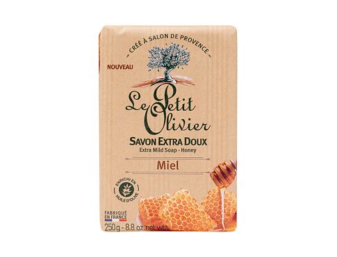 Tuhé mýdlo Le Petit Olivier Honey Extra Mild Soap 250 g
