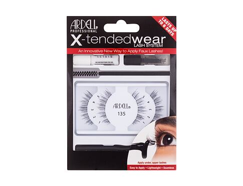 Umělé řasy Ardell X-Tended Wear Lash System 135 1 ks Black