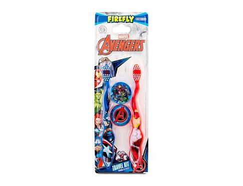 Klasický zubní kartáček Marvel Avengers Toothbrush 2 ks poškozený obal Kazeta