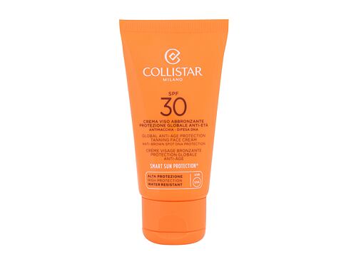Opalovací přípravek na obličej Collistar Special Perfect Tan Global Anti-Age Protection Tanning Face Cream 50 ml poškozená krabička