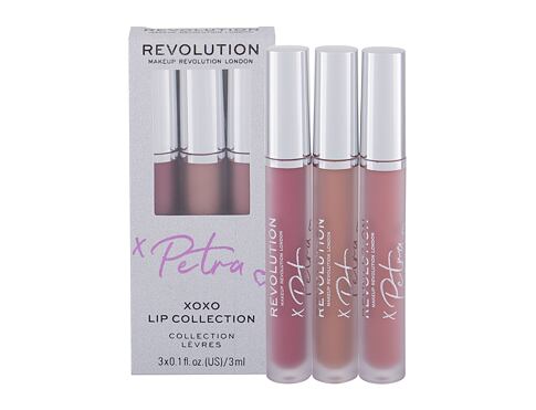 Rtěnka Makeup Revolution London X Petra XOXO Lip Collection 3 ml Mauve Madness poškozená krabička Kazeta