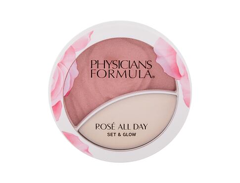 Rozjasňovač Physicians Formula Rosé All Day Set & Glow 10,3 g Brightening Rose