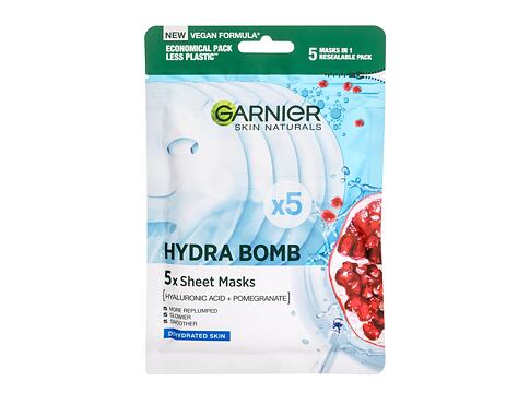 Pleťová maska Garnier Skin Naturals Hydra Bomb 5 ks