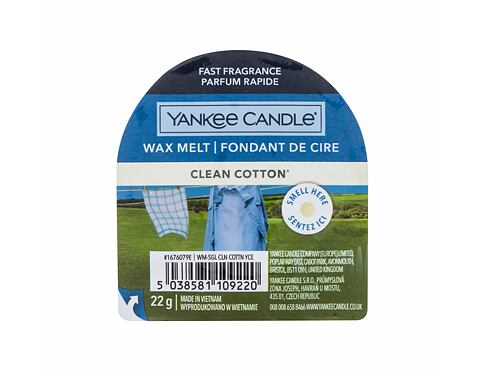 Vonný vosk Yankee Candle Clean Cotton 22 g