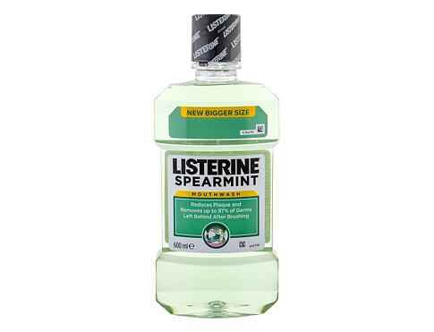 Ústní voda Listerine Spearmint Mouthwash 600 ml poškozený flakon