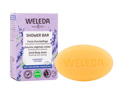 Tuhé mýdlo Weleda Shower Bar Lavender + Vetiver 75 g