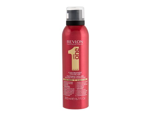 Objem vlasů Revlon Professional Uniq One Foam Treatment 200 ml poškozený flakon