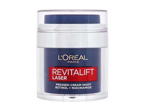 Noční pleťový krém L'Oréal Paris Revitalift Laser Pressed-Cream Night Retinol + Niacinamide 50 ml poškozená krabička