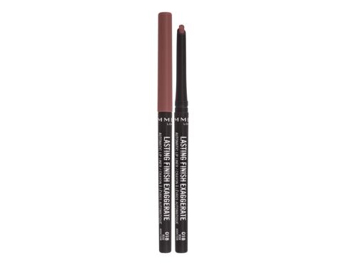 Tužka na rty Rimmel London Lasting Finish Exaggerate 0,35 g 018 Rose Addiction