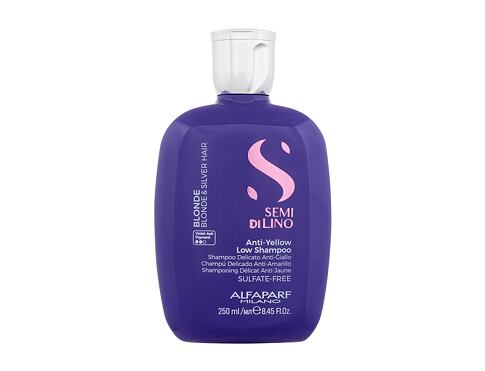 Šampon ALFAPARF MILANO Semi Di Lino Anti-Yellow Low Shampoo 250 ml poškozená krabička