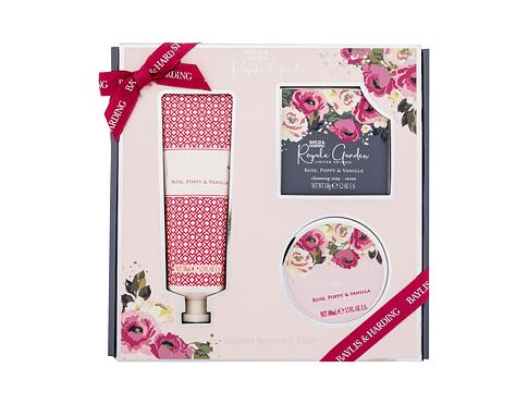 Sprchový krém Baylis & Harding Royale Garden Luxury Bathing Trio 130 ml poškozená krabička Kazeta