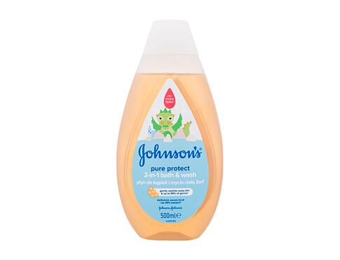 Sprchový gel Johnson´s Kids Pure Protect 2-in-1 Bath & Wash 500 ml