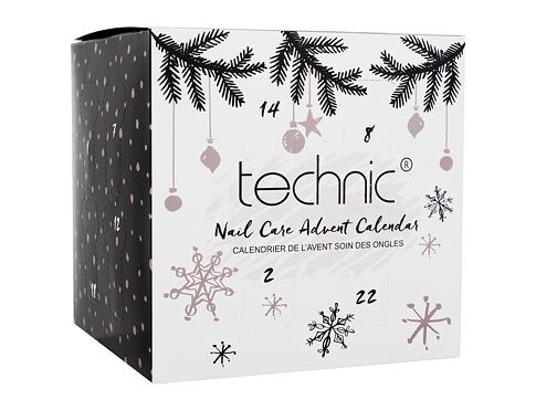 Lak na nehty Technic Nail Care Advent Calendar 1 ks poškozená krabička Kazeta