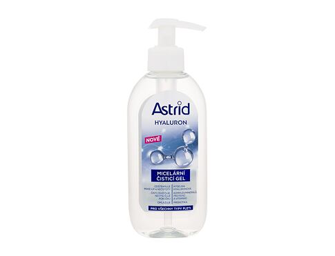 Čisticí gel Astrid Hyaluron Micellar Cleansing Gel 200 ml