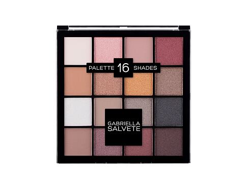 Oční stín Gabriella Salvete Palette 16 Shades 20,8 g 02 Pink poškozená krabička