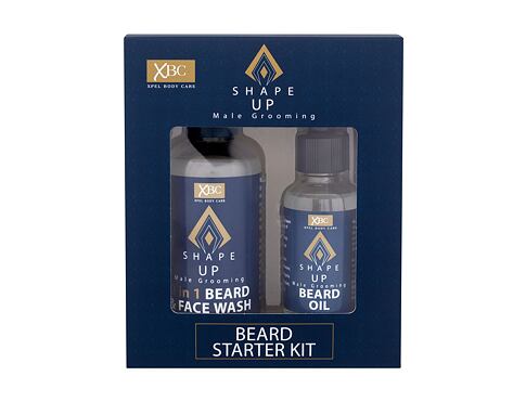Čisticí gel Xpel Shape Up Beard Starter Kit 100 ml poškozená krabička Kazeta