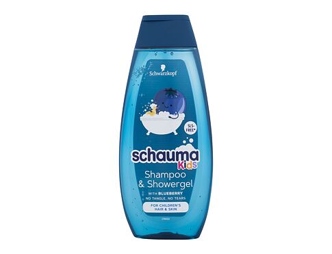 Šampon Schwarzkopf Schauma Kids Blueberry Shampoo & Shower Gel 400 ml