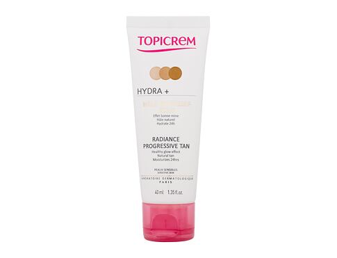 Denní pleťový krém Topicrem HYDRA+ Radiance Progressive Tan 40 ml
