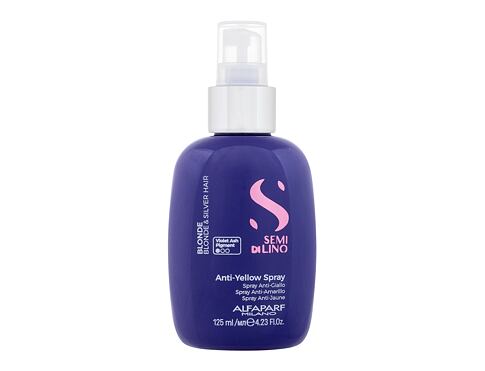 Bezoplachová péče ALFAPARF MILANO Semi Di Lino Anti-Yellow Spray 125 ml poškozená krabička