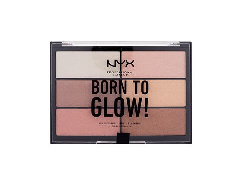 Rozjasňovač NYX Professional Makeup Born To Glow Highlighting Palette 28,8 g
