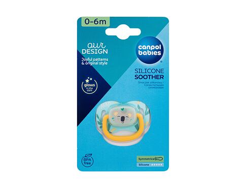 Dudlík Canpol babies Exotic Animals Silicone Soother Koala 0-6m 1 ks