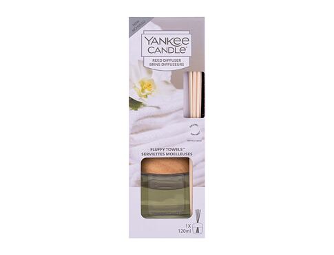 Bytový sprej a difuzér Yankee Candle Fluffy Towels 120 ml poškozená krabička